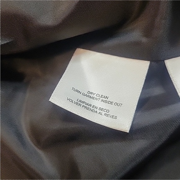 Kasper Black Silver Metallic Swirl V-neck Lined Sheath Dress - Picture 7 of 11